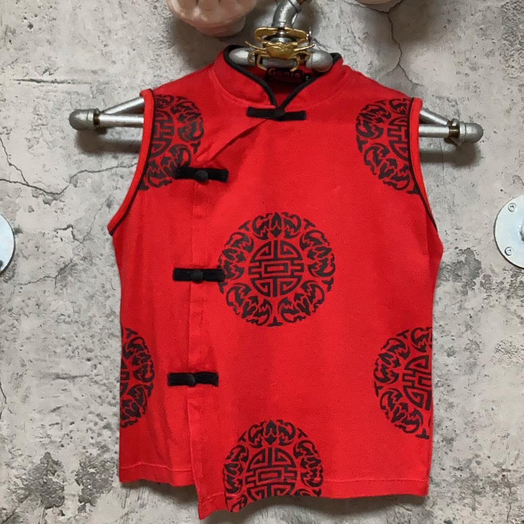 日本全国送料無料商品 特集 チャイナ トップス チャイナ服 中国 タンクトップ ハイネック Tシャツ(半袖+袖なし)