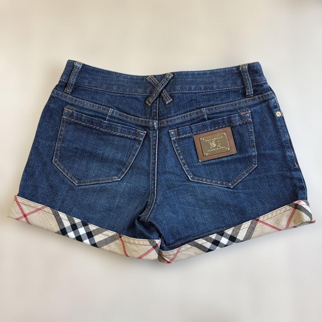 トップブランドのファッション BURBERRY メルカリ - デニムショートパンツ パンツ