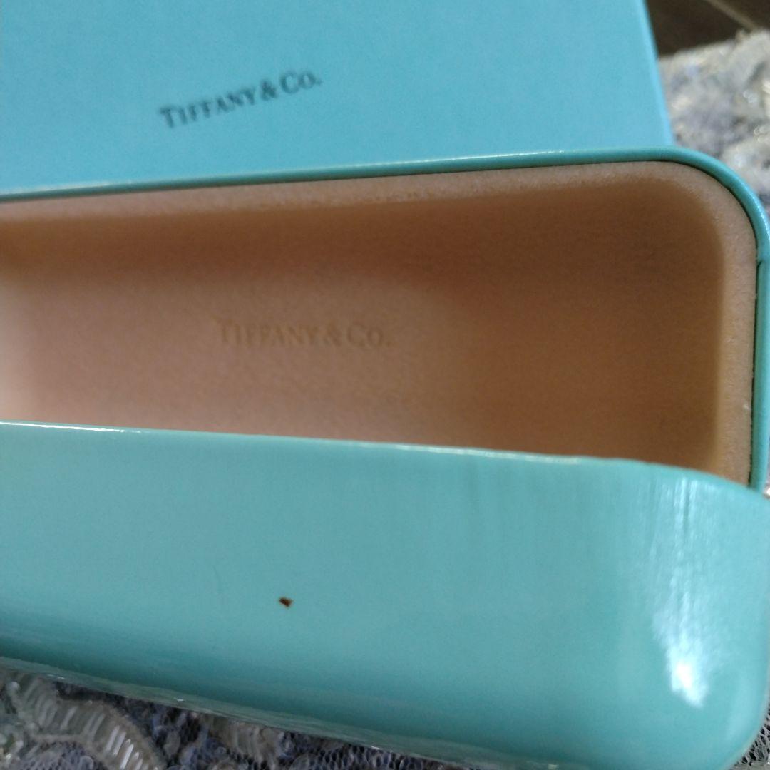 Tiffany & Co. オーバル　メガネフレーム　ブラック✕ミント