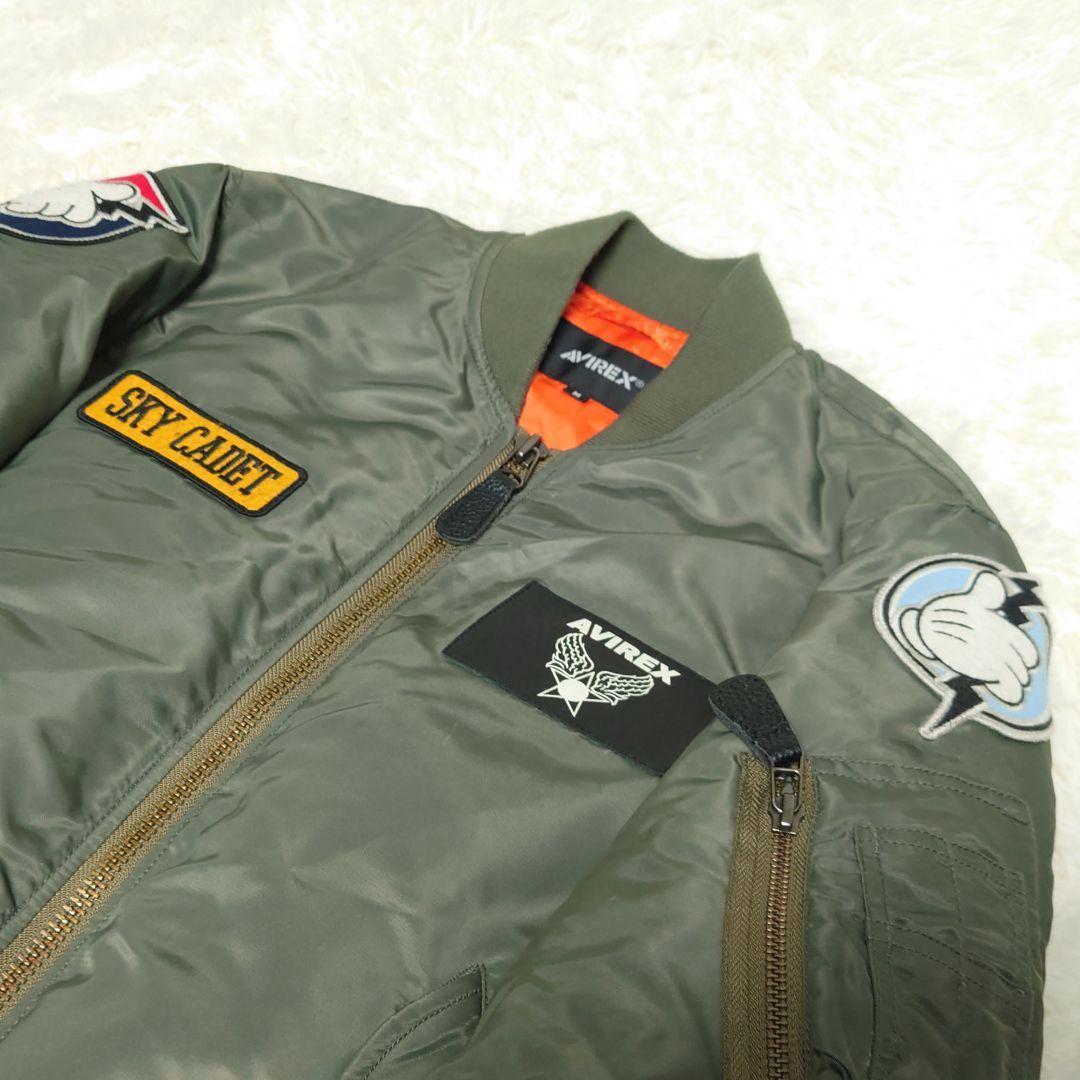 ■31.2 AVIREX × Disney MA1 ミッキー フライトジャケット