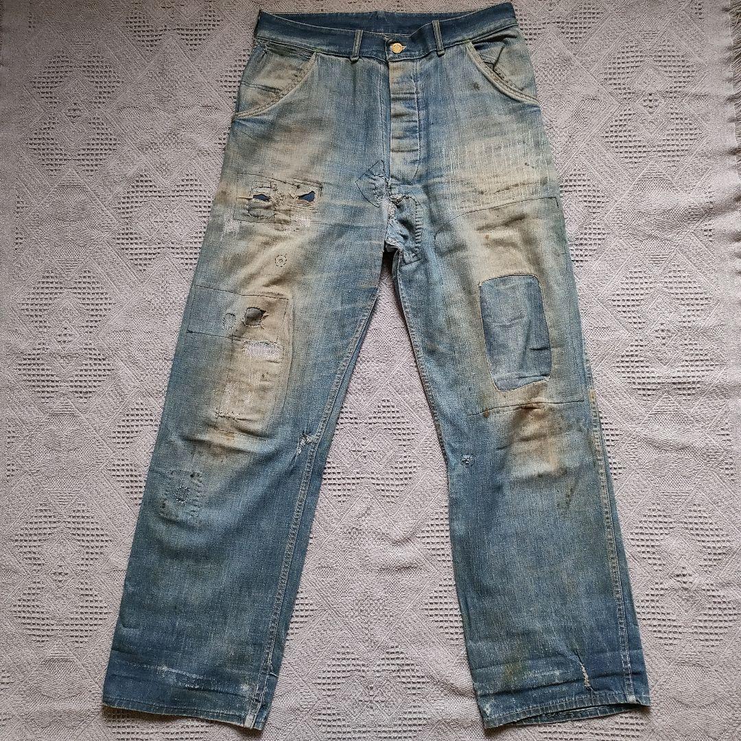 【ぽぁ】40's UNION MADE ペインターパンツ