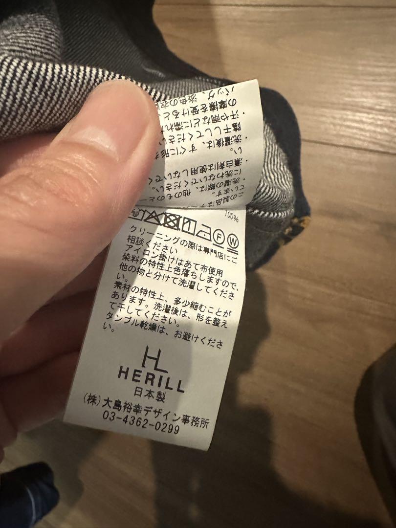 ジャケット・アウター HERILL 25SS HONAI SUVINDENIM JACKET