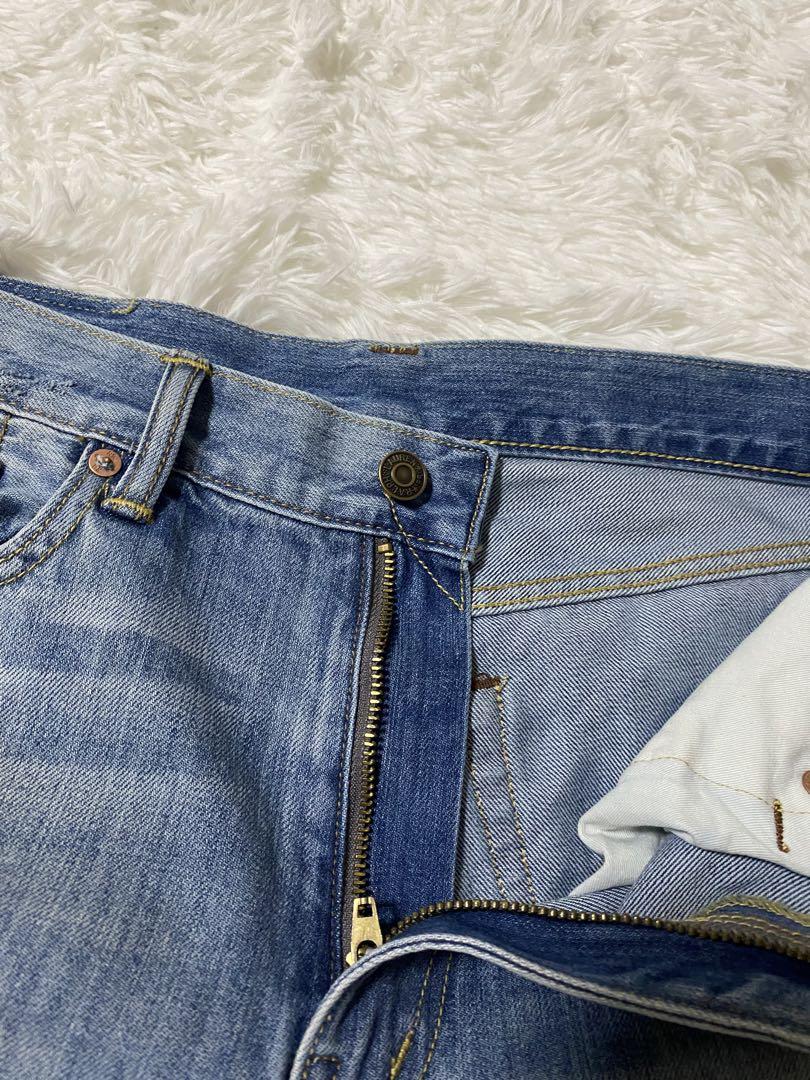 RRL ダブルアールエル SLIM NARROW デニム ダメージ加工 Mサイズ