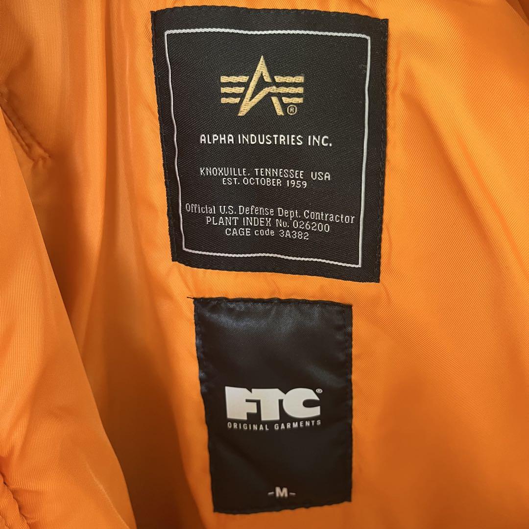 FTC×Alpha MA-1 フライトジャケット M ブラック