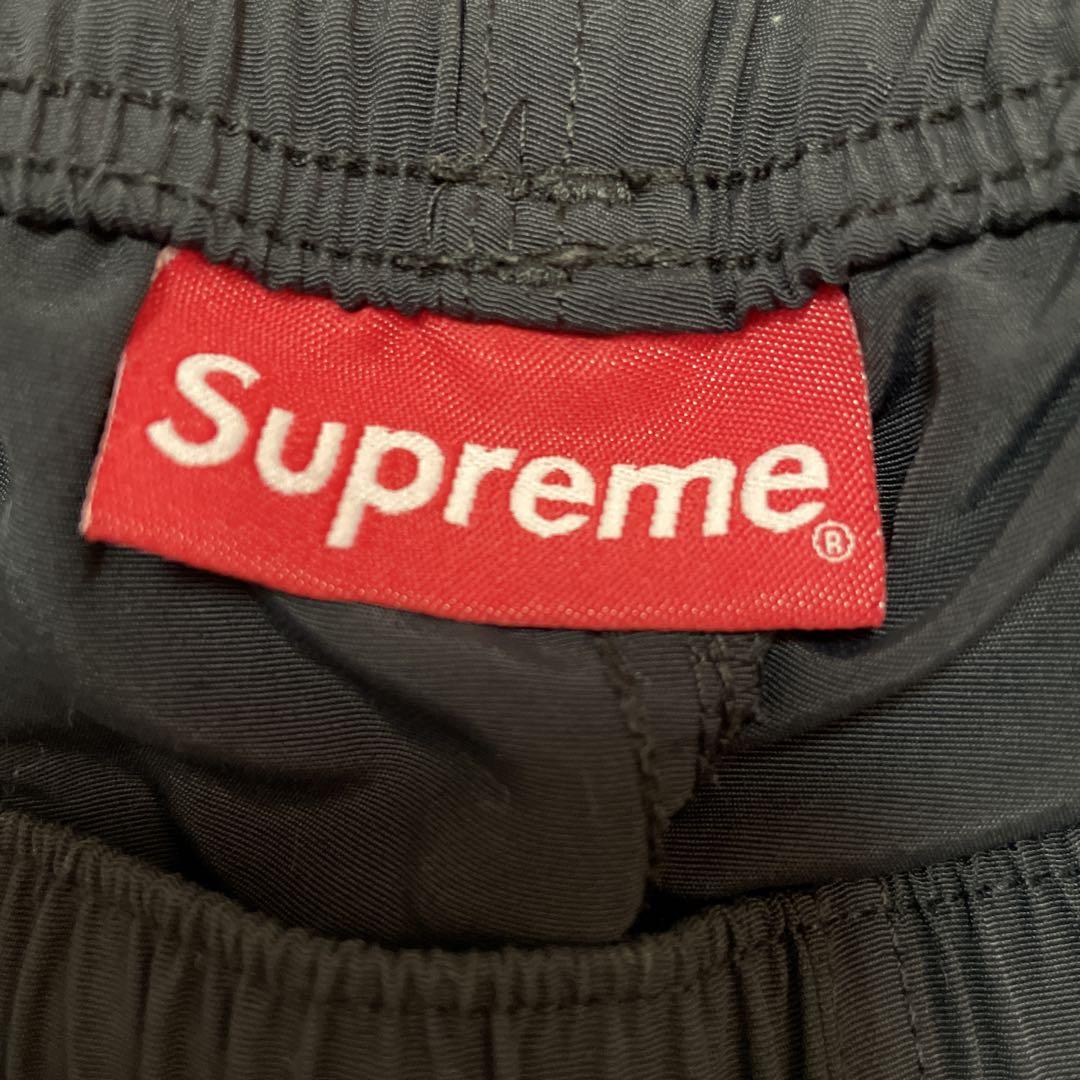 Supreme warm up pants black シュプリーム
