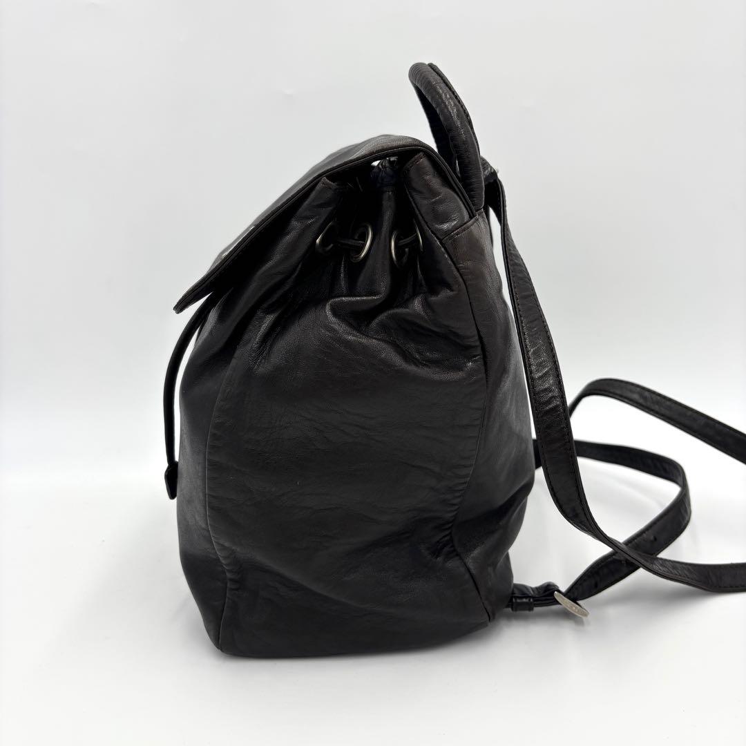極美品 PRADA オールレザー リュック ブラウン