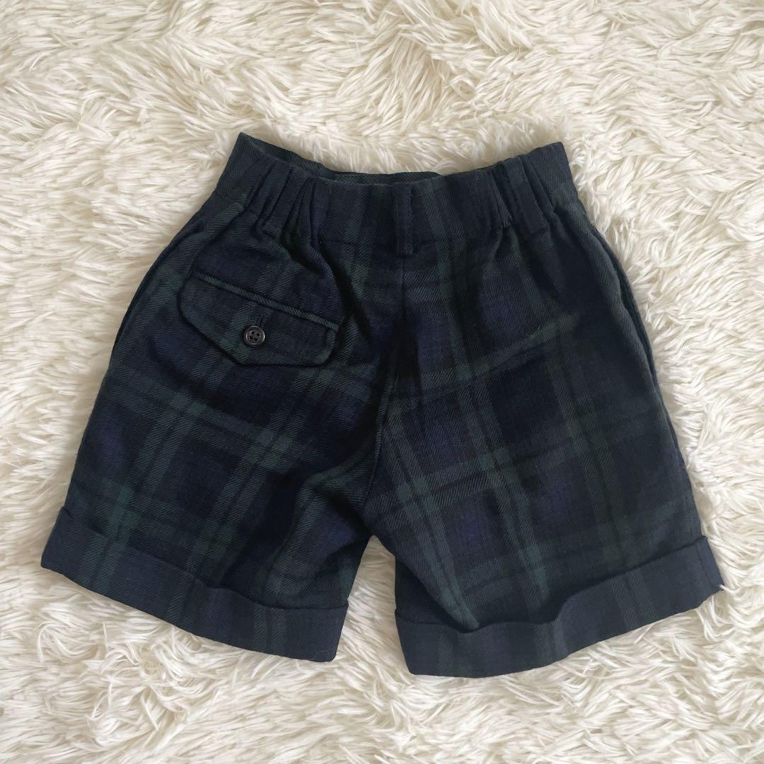 【美品】ラルフローレン　キッズ　セットアップ　紺ブレ　金ボタン　　100