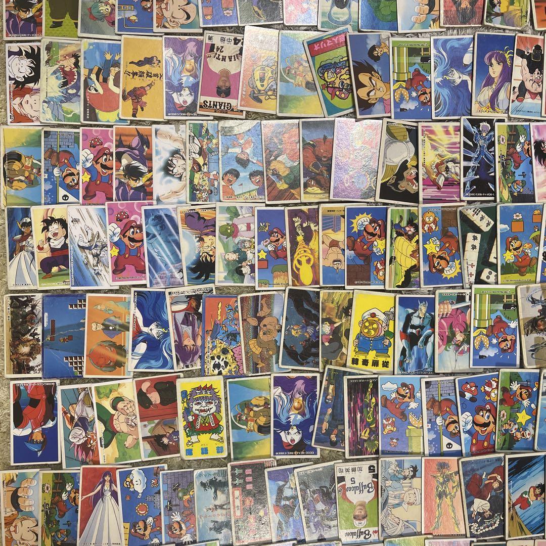ドラゴンボール、マリオ、聖闘士星矢、メンコまとめ売り【3396