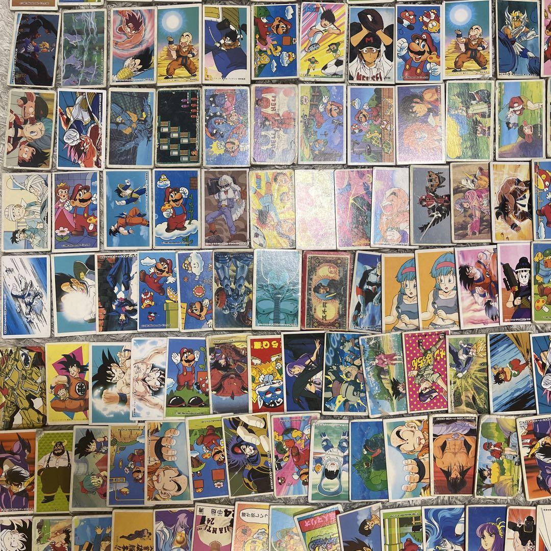 ドラゴンボール、マリオ、聖闘士星矢、メンコまとめ売り【3396