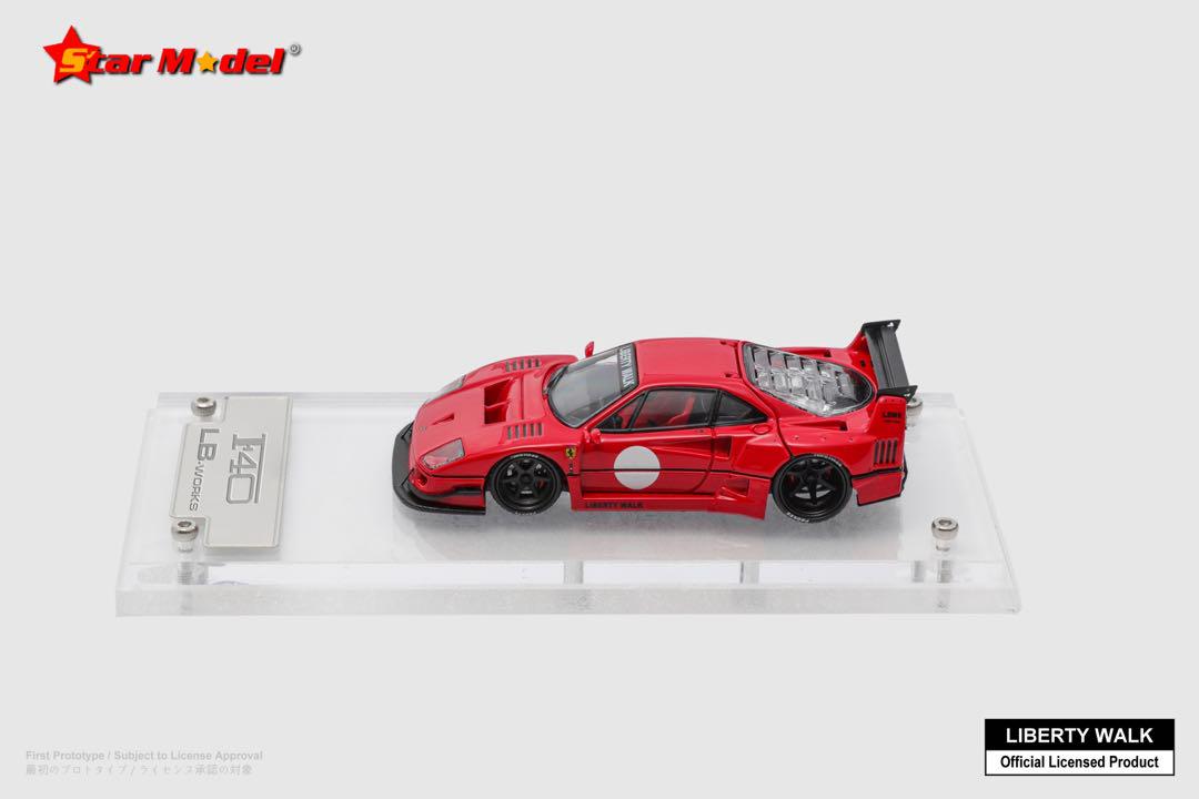 1/64 star model フェラーリ　LBWK F40 赤　豪華版