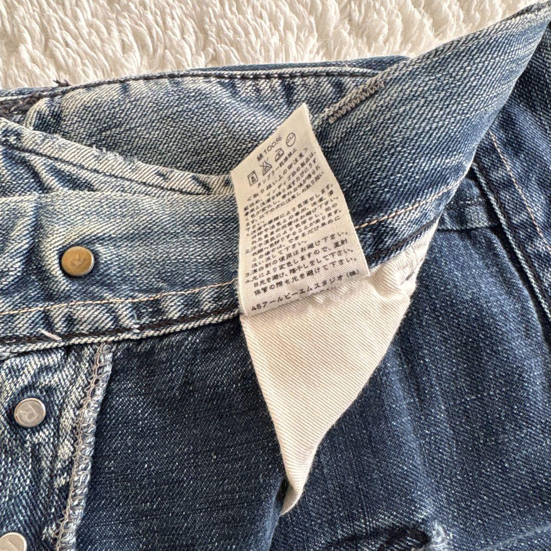 45rpm ヴィンテージ パッチワークデニムパンツ