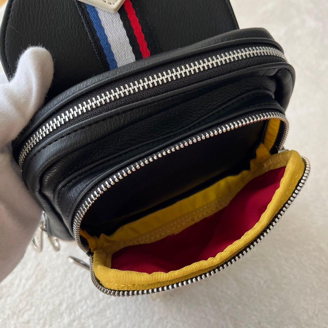 【極美品✨】カステルバジャック　ボディーバッグ　クロス掛け　家紋