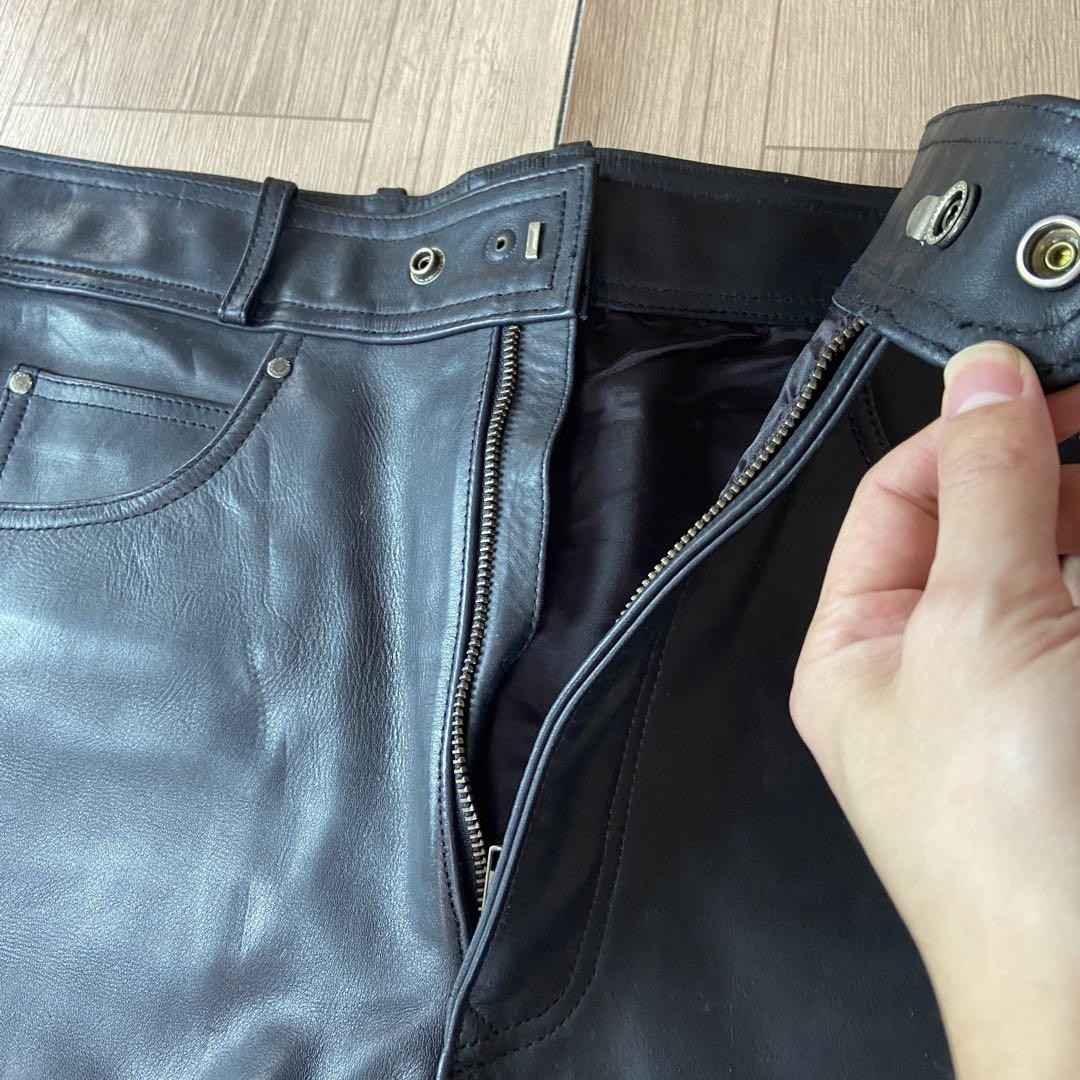 専用HARLEY DAVIDSON 牛革　レザーパンツ　本革　カウレザー　34