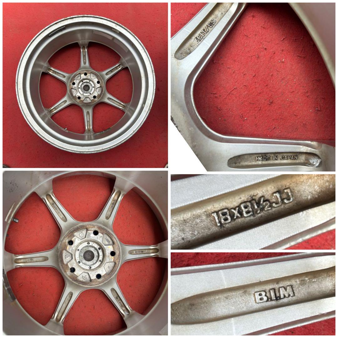 BRIDGESTONE B.I.M ZEIT SS 18インチ×8.5J +46