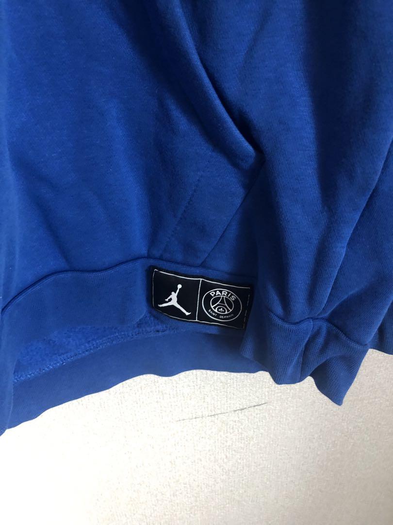 ジョーダン　PSG パーカー　1番人気のL 青