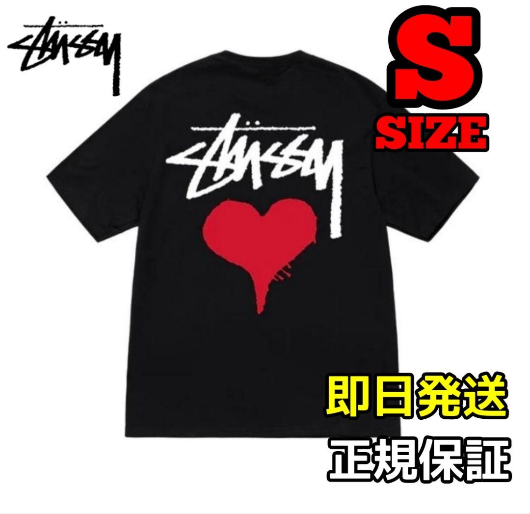 ☆人気☆【STUSSY】☆Stussy Stock Heart T-Shir.t Black