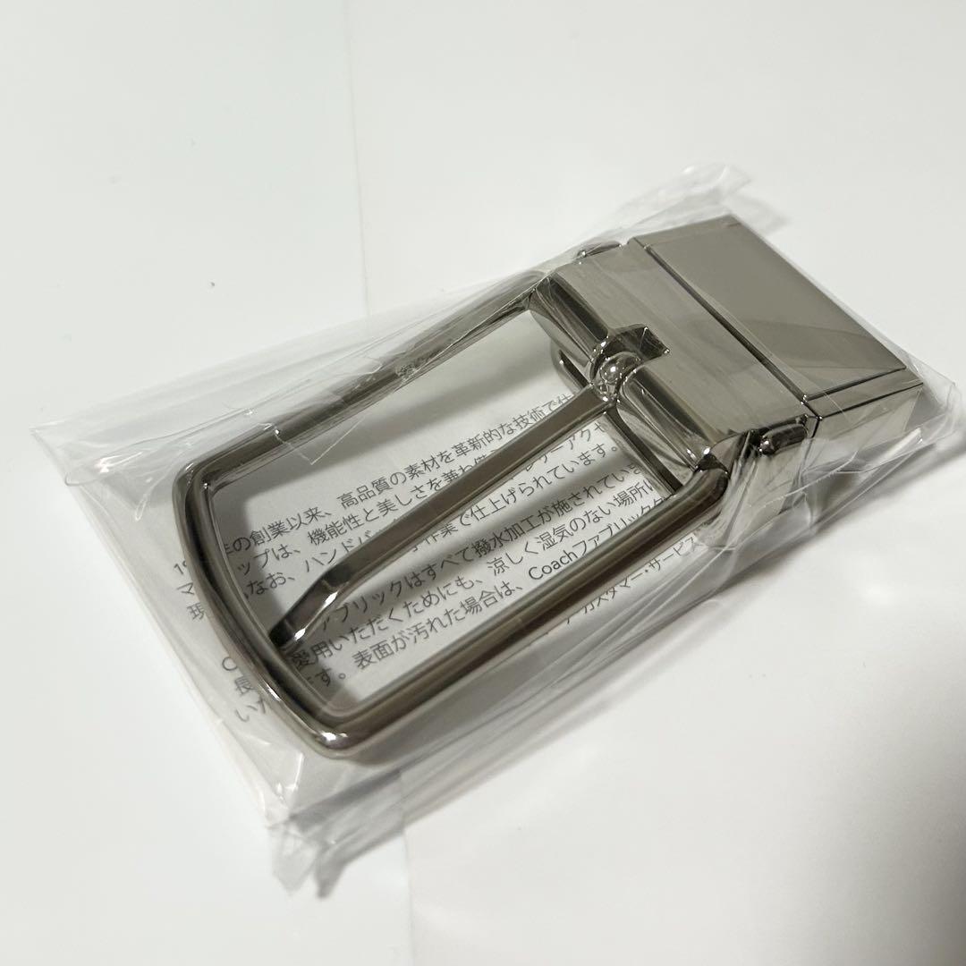 新品未使用品 COACH コーチ シグネチャー ベルト PVC バックル2つ