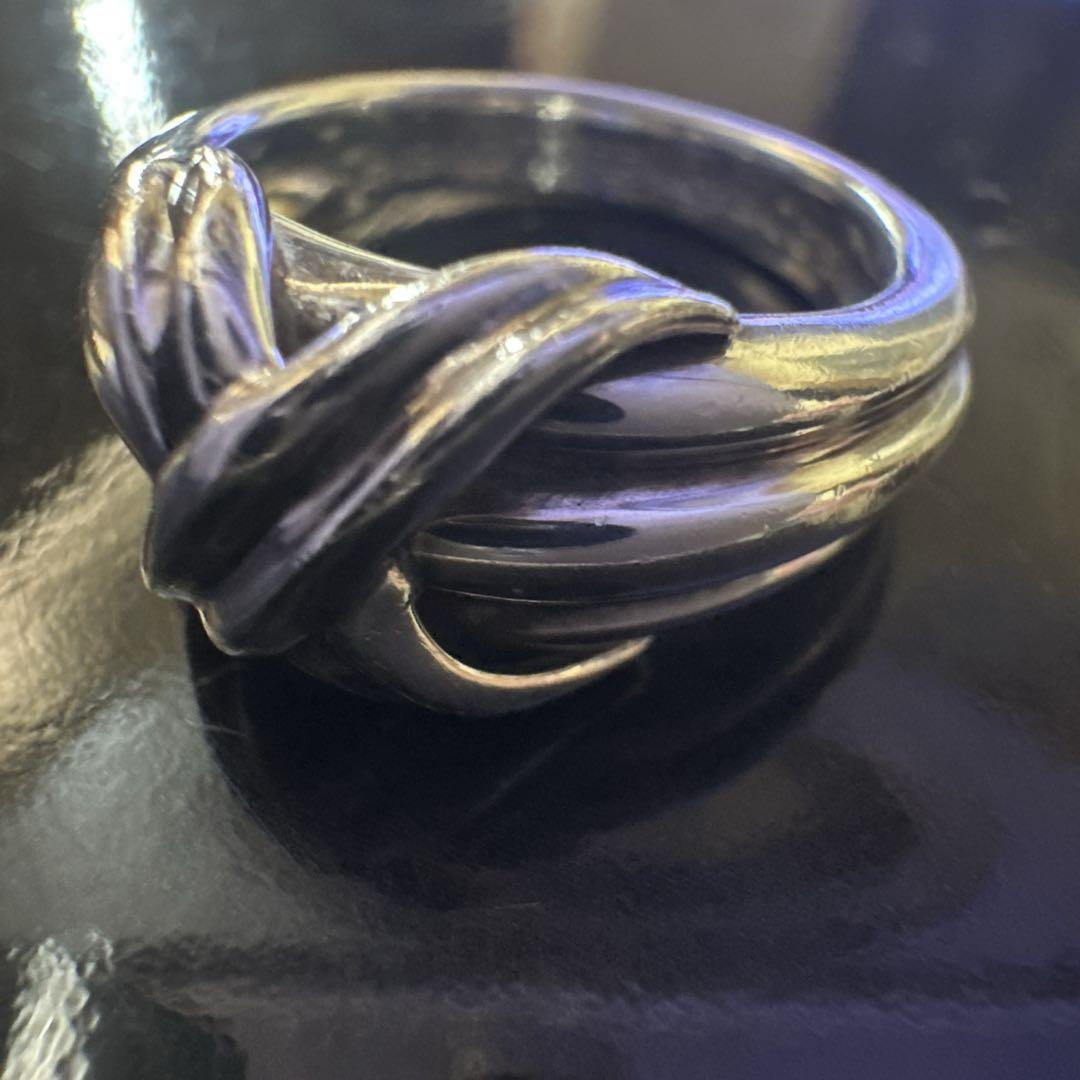 美品TIFFANY&Co. ティファニー シルバー シグネチャー 4.6g指輪