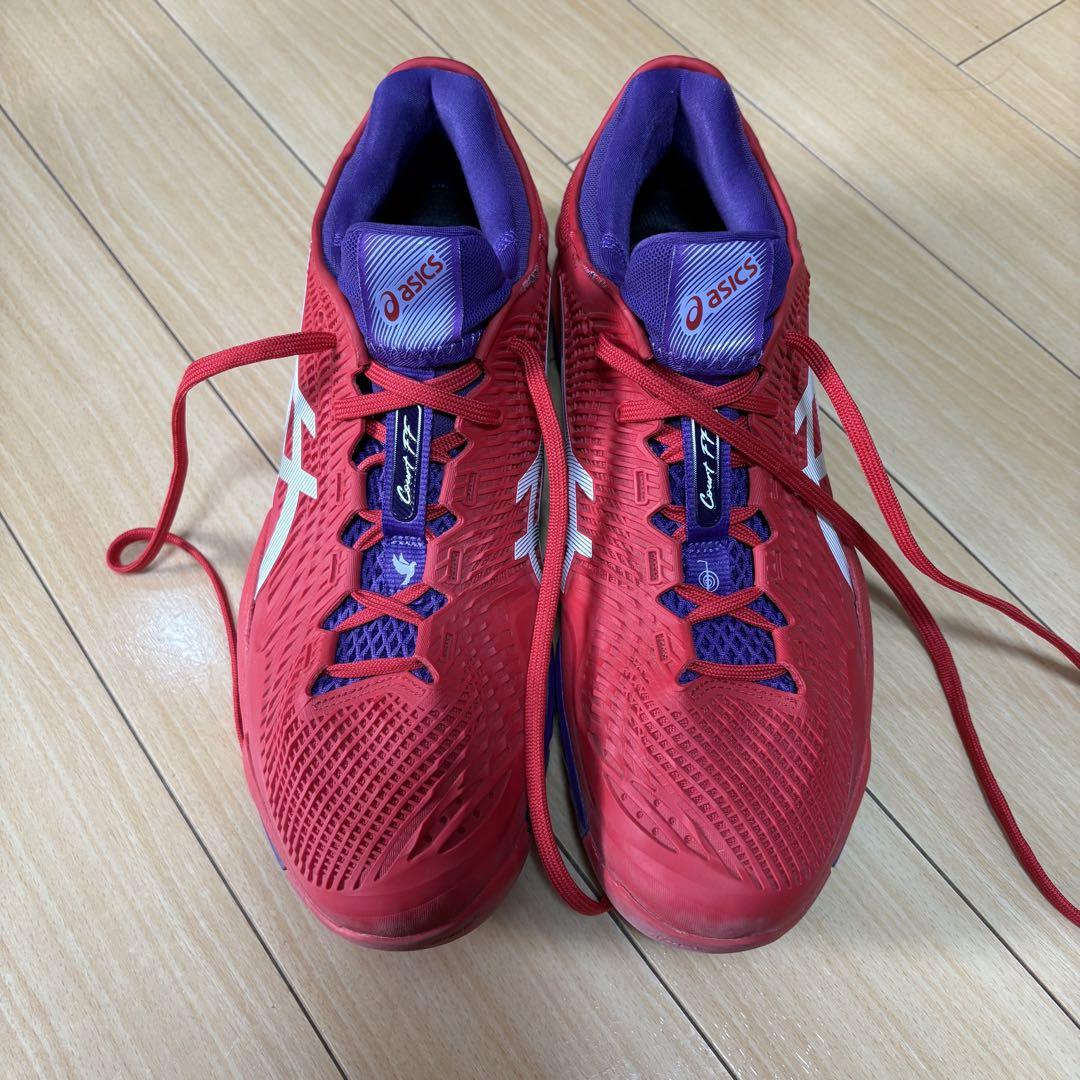 asics Court FF 2 テニスシューズ レッド