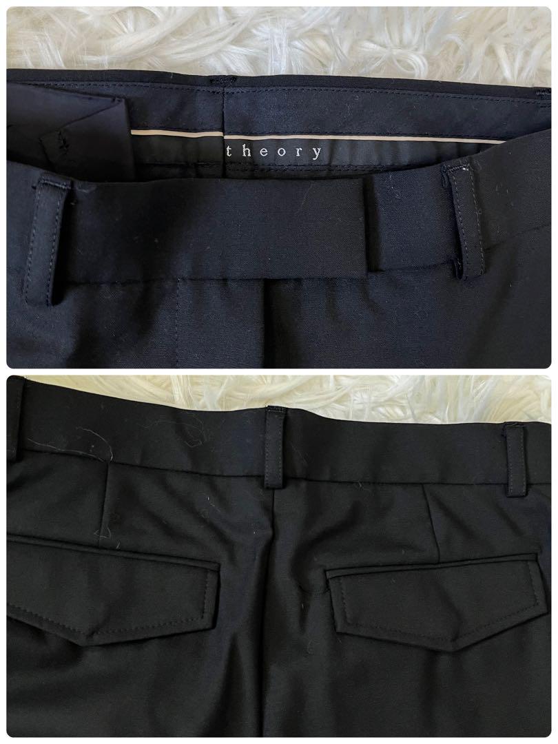 【美品】theory  セオリー フォーマル スーツ パンツ セットアップ 黒