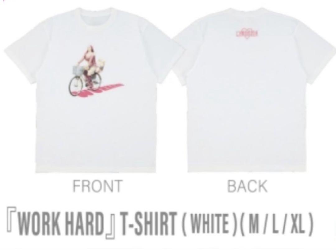 ちゃんみな 『WORK HARD』Tシャツ Lサイズ