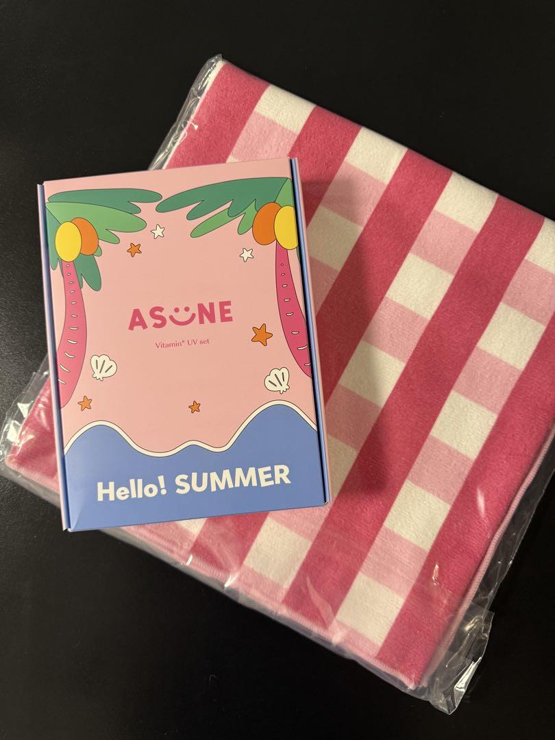 ASUNE Vitamin' UV Set ビーチタオル付き