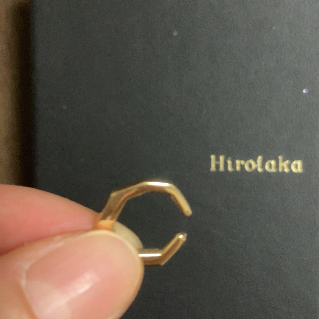 ヒロタカ Hirotaka マンハッタン オクタゴン イヤーカフ