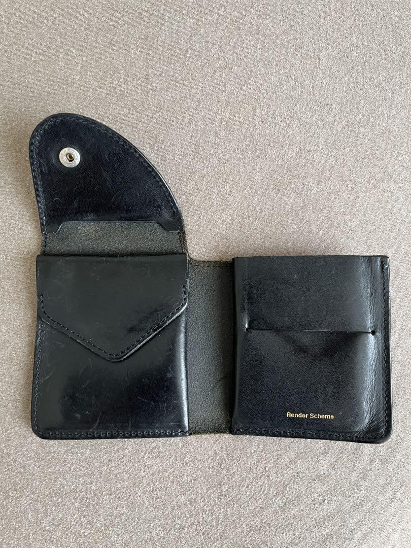 Hender Scheme 二つ折り財布 ブラック