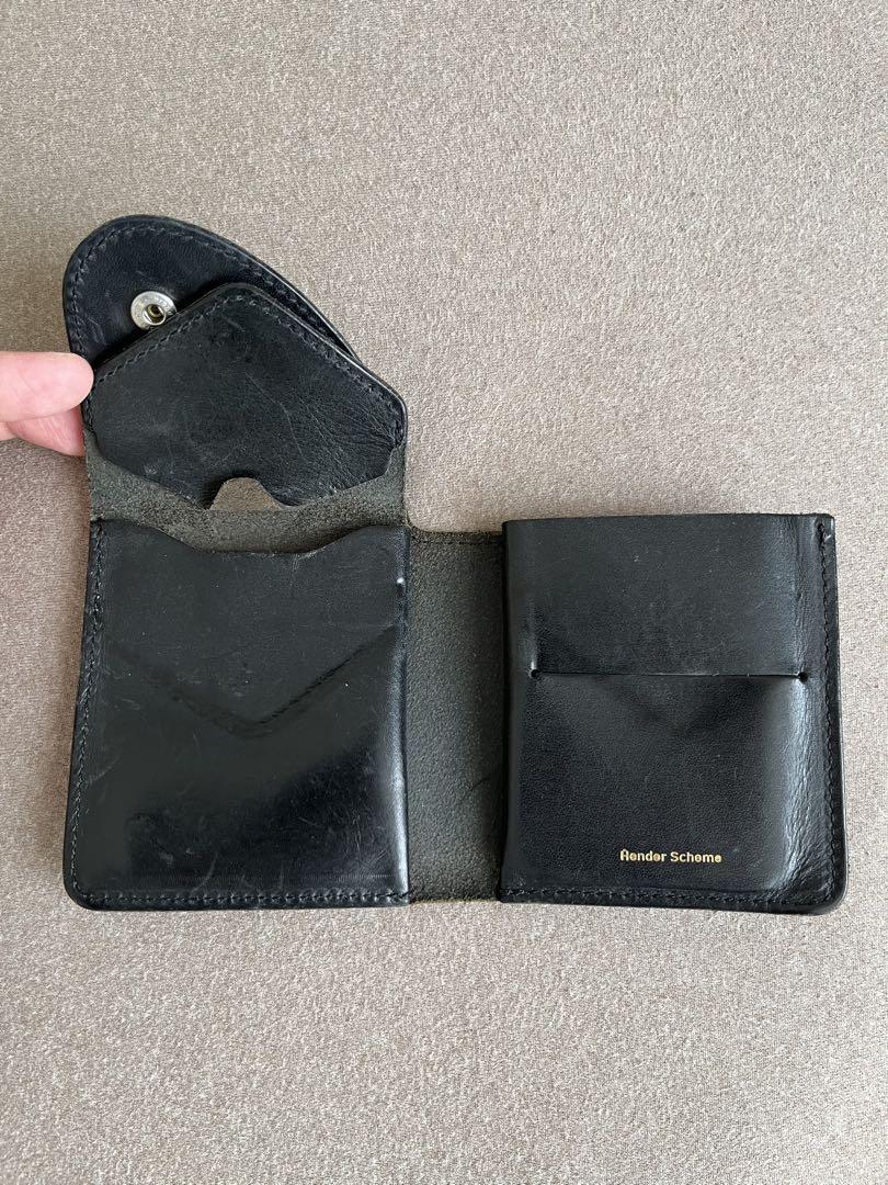 Hender Scheme 二つ折り財布 ブラック