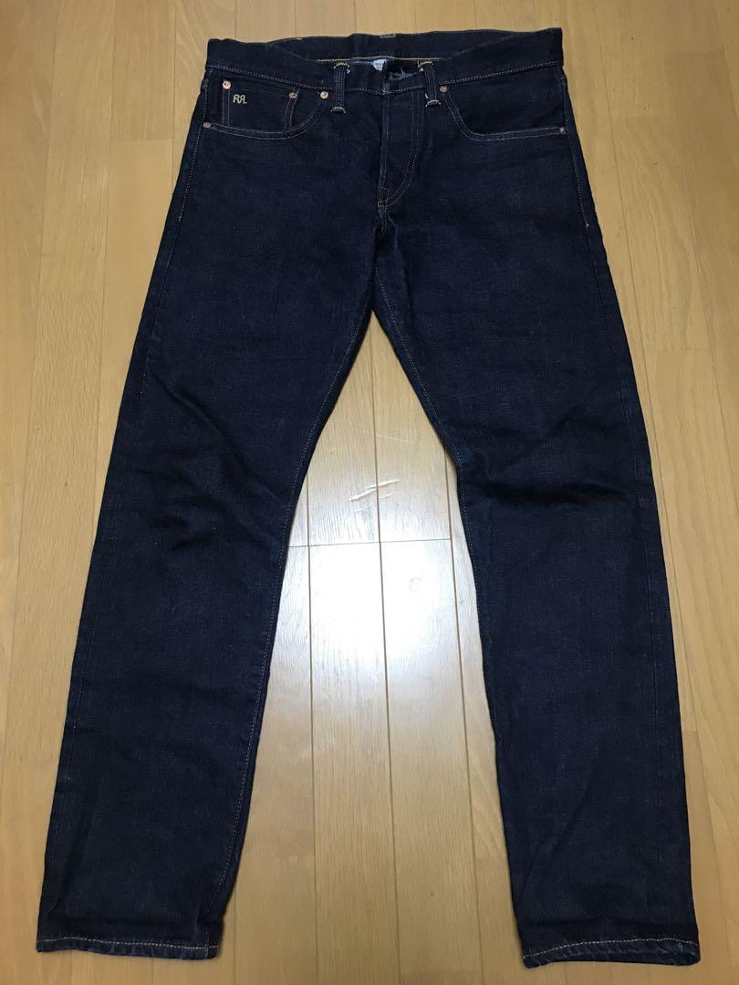 RRL ダブルアールエル スリムフィット セルビッチ W32×30