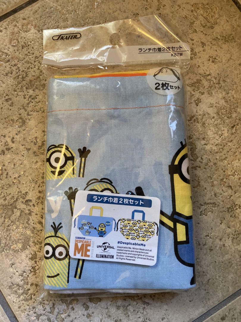 新品 ミニオンズ ランチ巾着 お弁当袋 2枚入