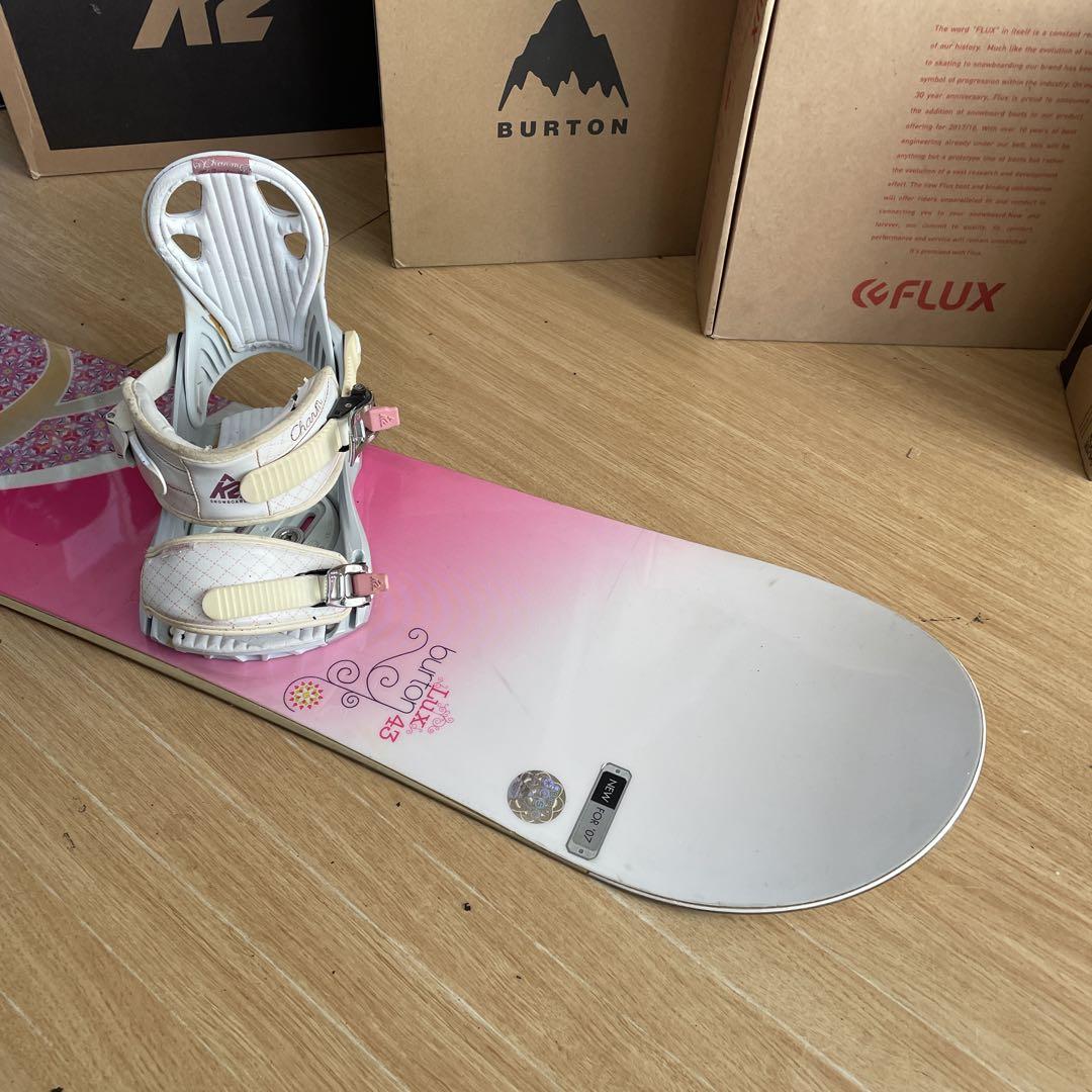BURTON×K2　バートン　LUX143　バインディング付スノーボードセット