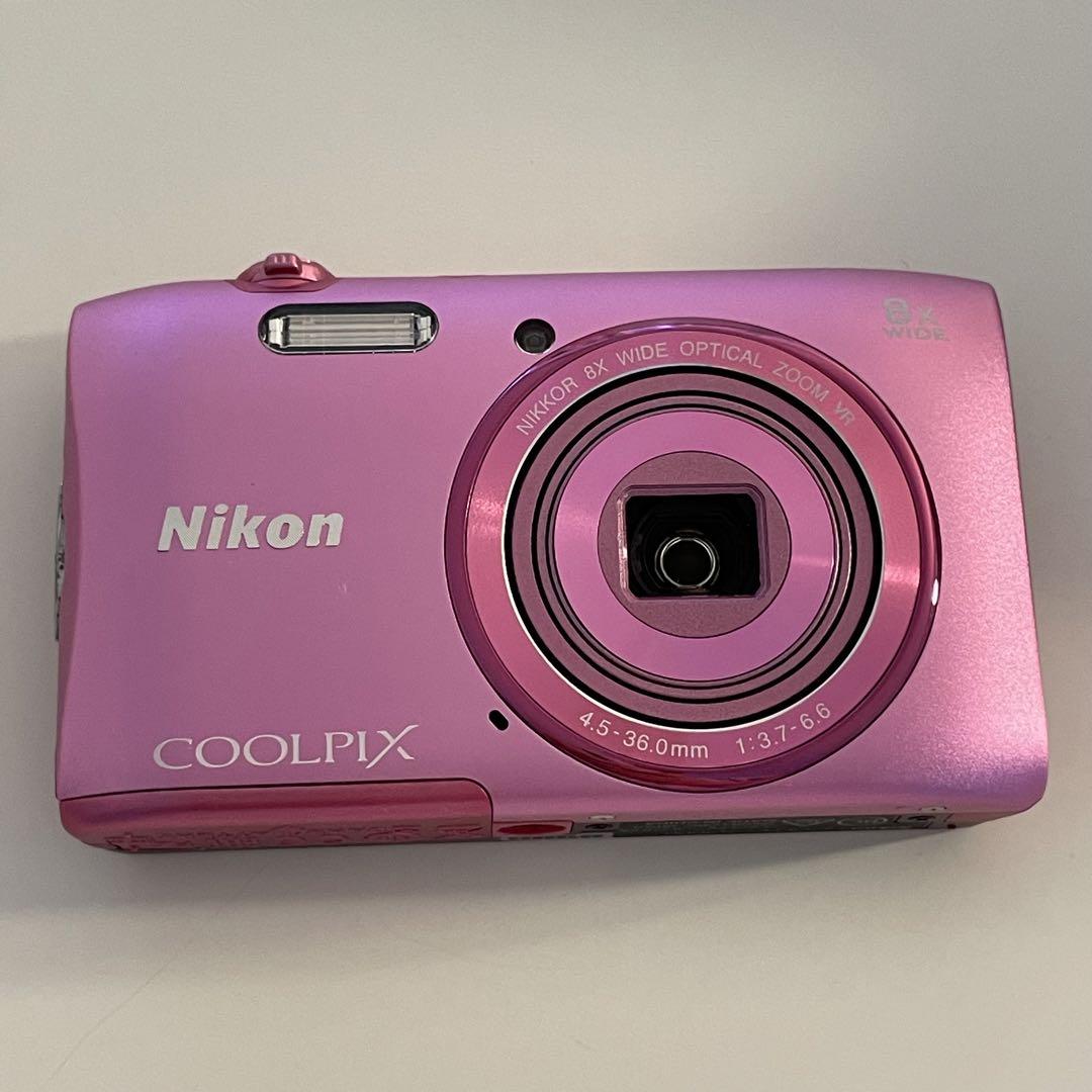 NIKON COOLPIX S3600 PK 光学8倍ズーム 2050万画素
