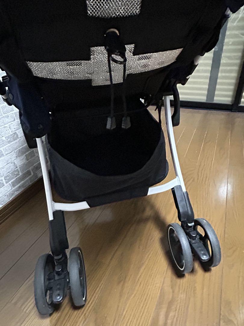 美品✨アップリカ ベビーカー ラクーナクッションAB レザーハンドル