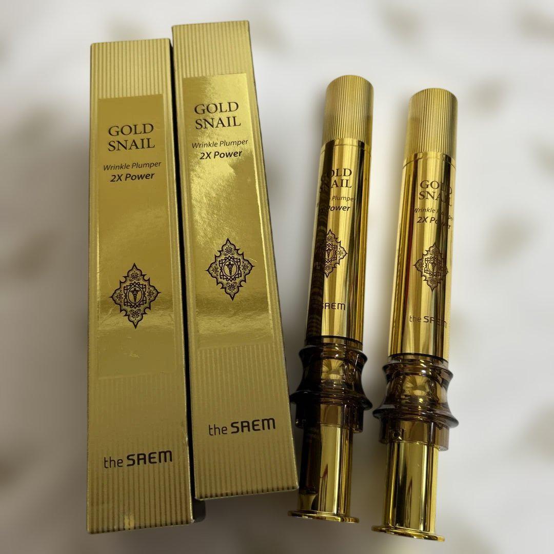 the SAEM GOLD SNAIL 5本 美容液