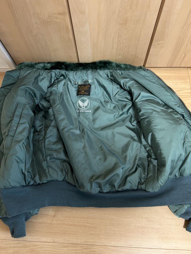 【希少】ALPHA USA製 TYPE B-15D 50’s復刻 美品 M