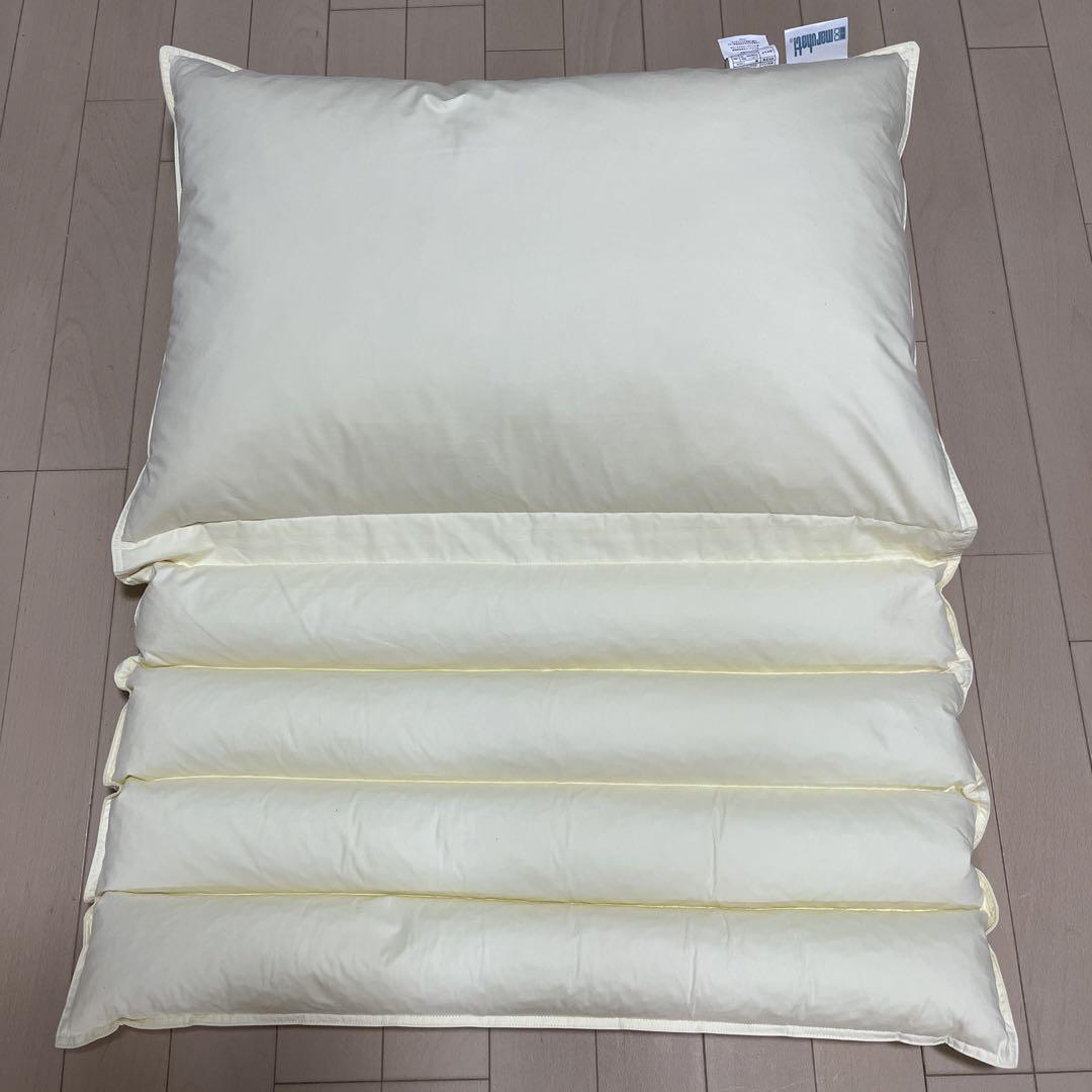 丸八真綿　折り重ね枕　至福の眠り　専用新品カバー1枚付