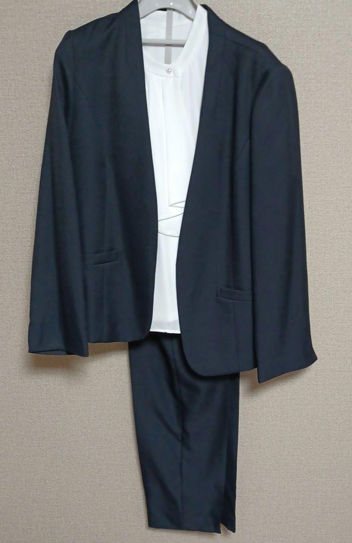 しまむら 星玲奈 スーツ3点セット 中紺ネイビー　LL 人気 商品 通販ファッション - しまむら 星玲奈 スーツ3点セット