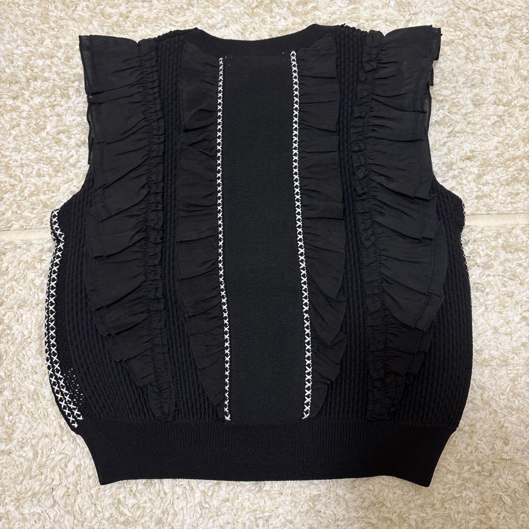 Her lip to Airy Brush Knit Top black M