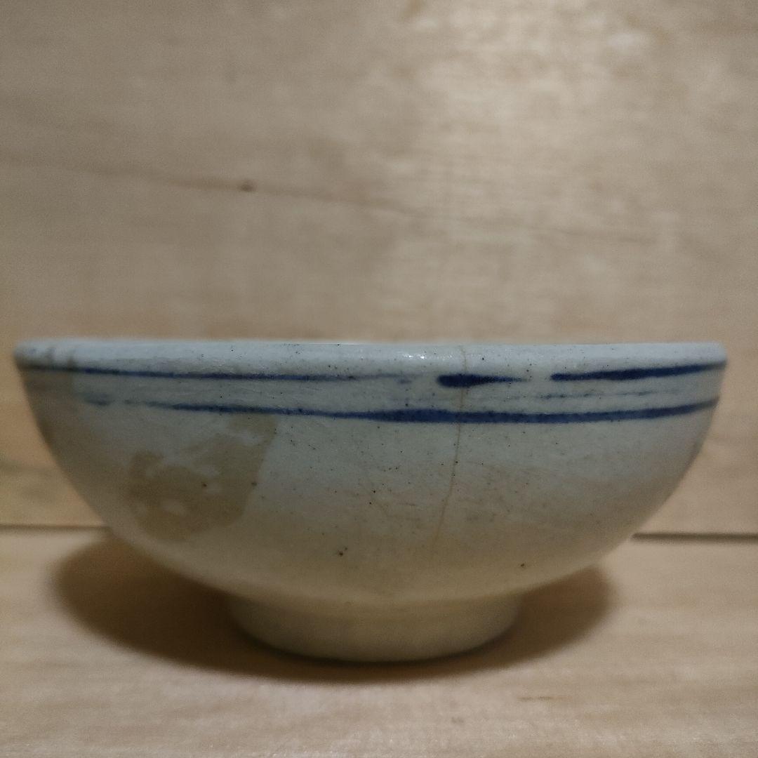 くらわんか茶碗　時代物　骨董アンティーク　小ぶりNo.85