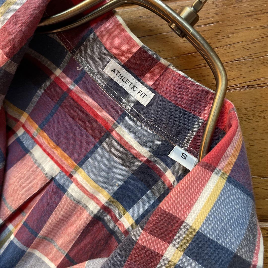INDIVIDUALIZED SHIRTS チェックオープンカラーシャツ