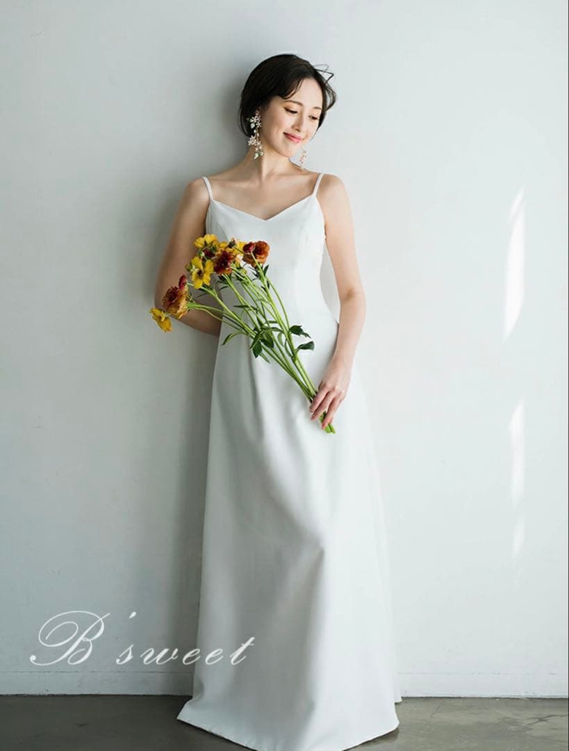 【ウェディングフォトセット】 ウェディングドレス+小物セット