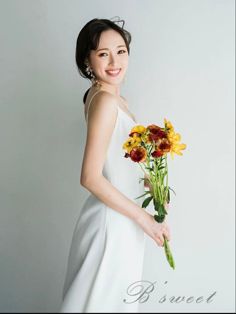 【ウェディングフォトセット】 ウェディングドレス+小物セット