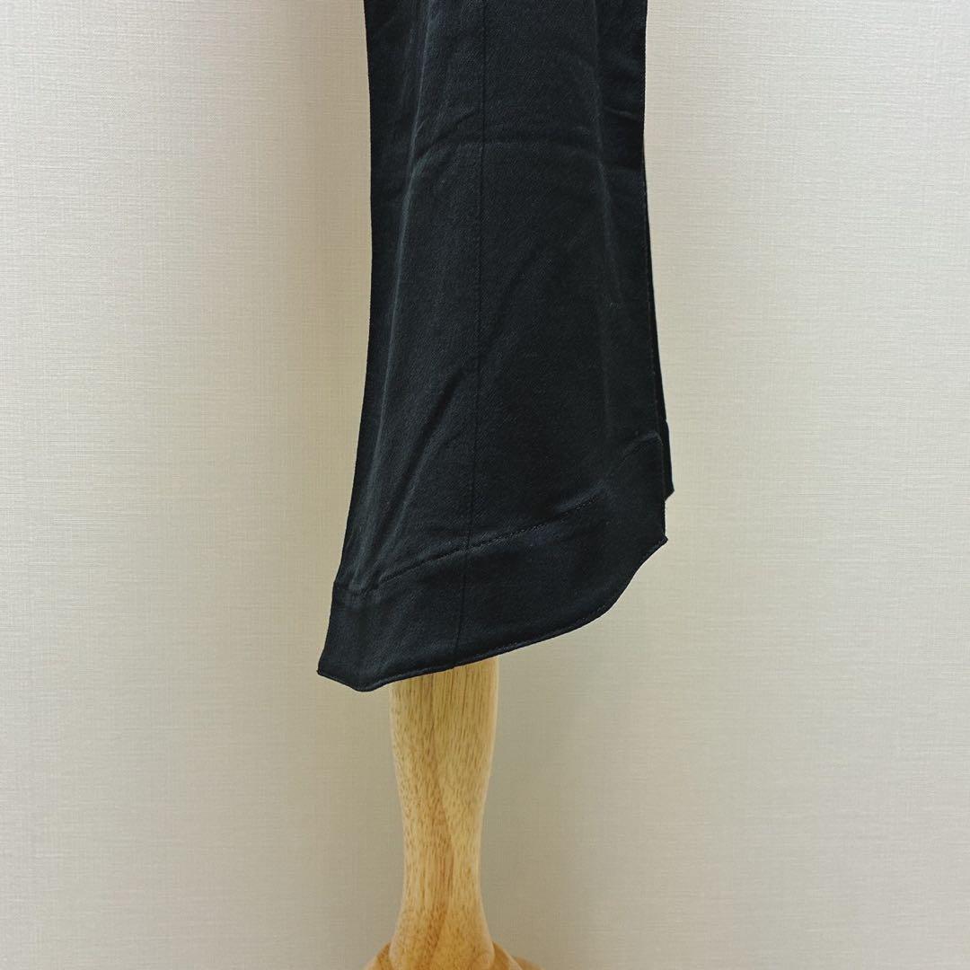 ジョンガリアーノ　フレアパンツ　刻印ボタン　ストレッチ　前後差　センタープレス