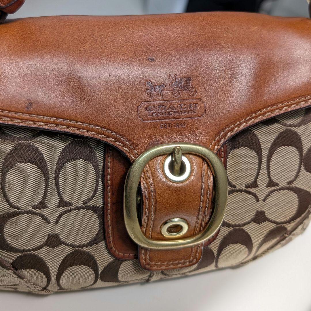 COACH オールドコーチ ワンショルダーバッグ ソーホー ブラウン
