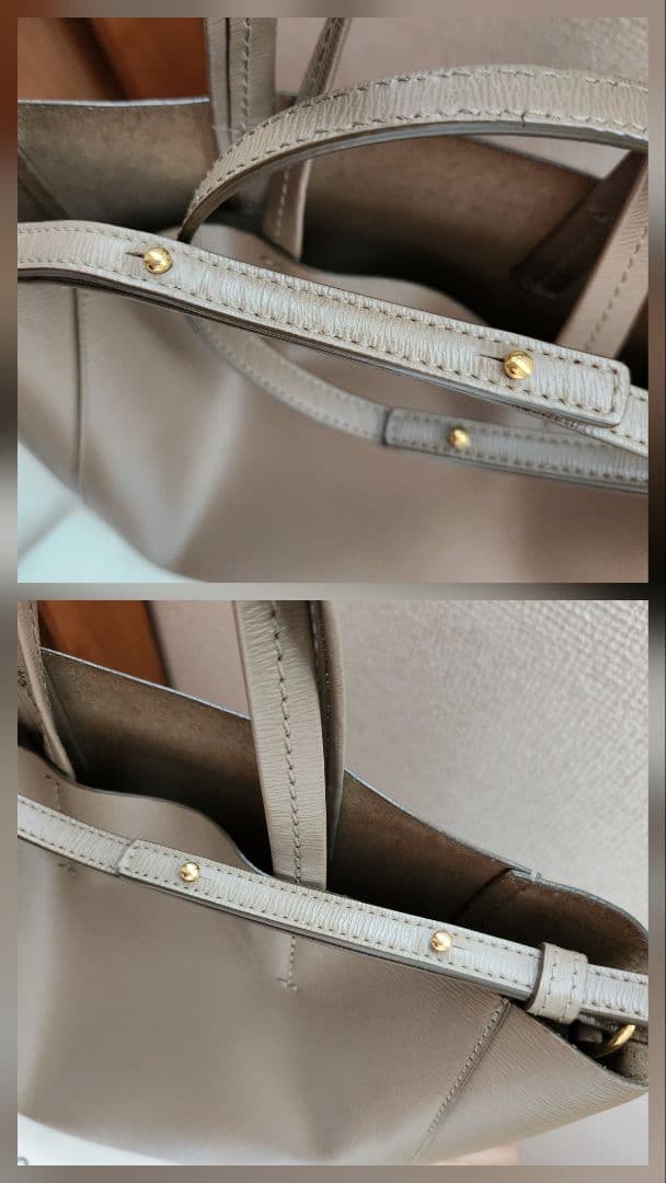 CELINE/セリーヌ バーティカルカバ トートバッグスモール　taupe