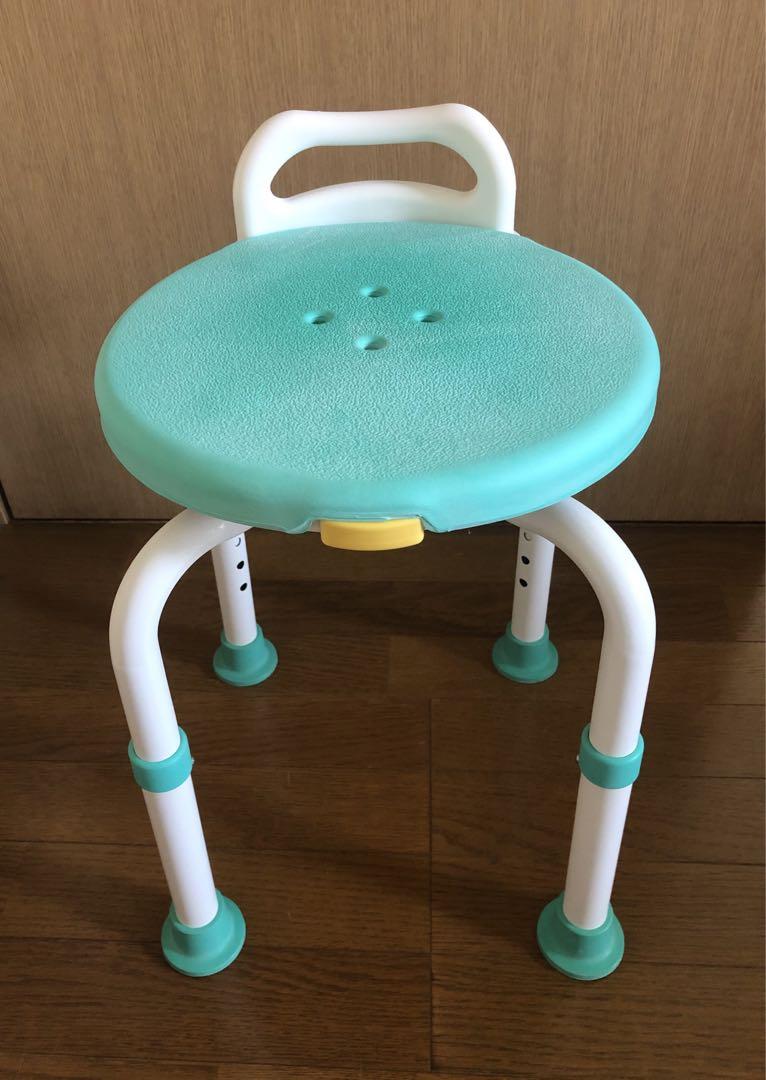 シャワーチェアー 楽湯くるまるコンパクト 入浴 介護 回転 高さ調節 コンパクト
