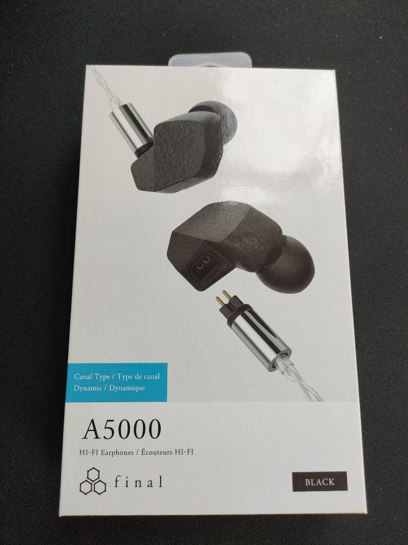 final A5000 ブラック 有線イヤホン 4.4mmリケーブル付属
