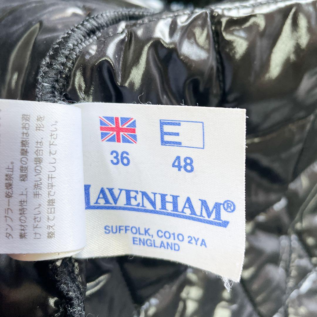 ラベンハム LAVENHAM キルティングジャケット 襟コーデュロイ