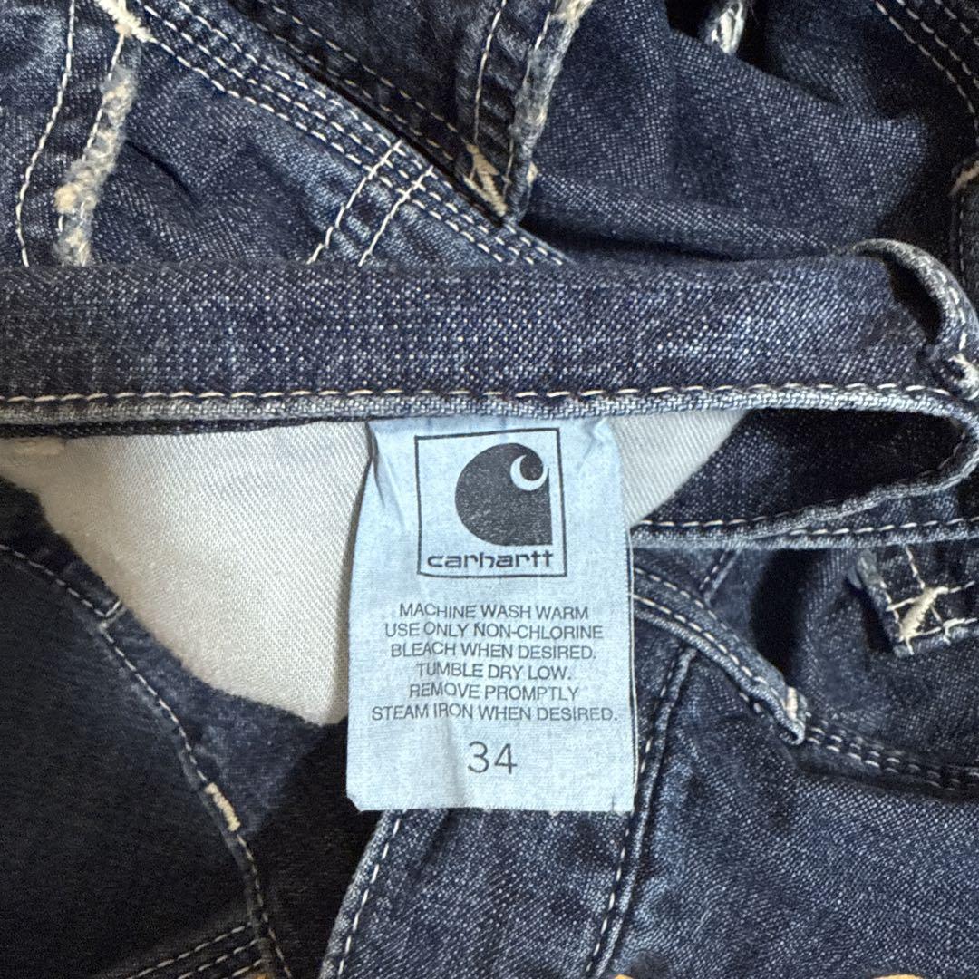 プロフ必読　Carhartt デニムペインターパンツ34